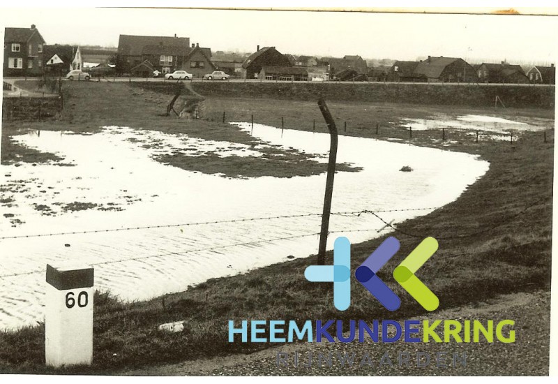 Kwel langs de Pannerdense banddijk 1970 Coll.HKR F0000032